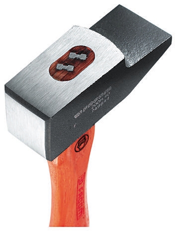 Facom Steel Head Engineer Hammer with Hickory Wood Handle, 1.9 kg