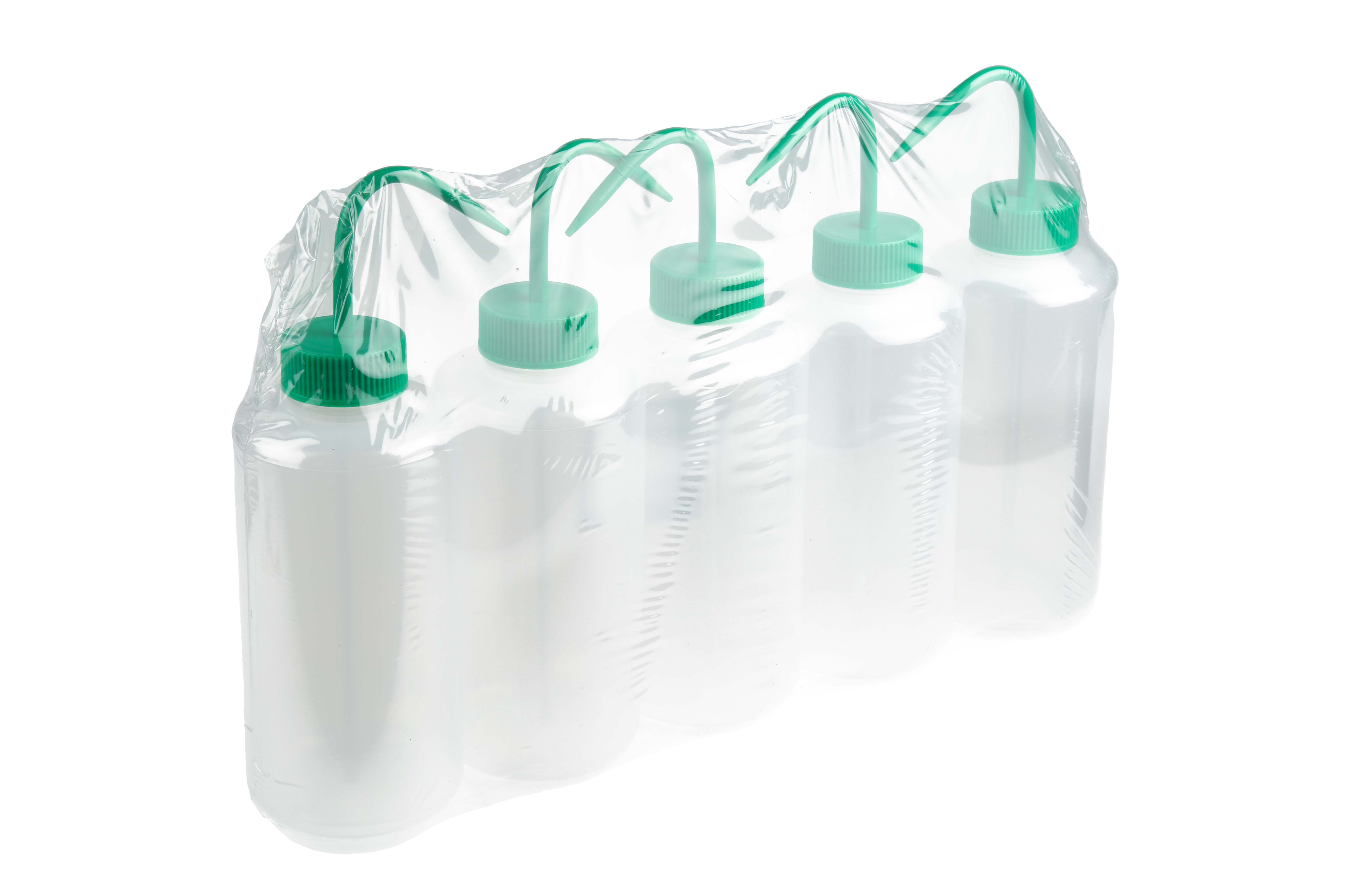 RS PRO 1L Polyethylene Wide Neck Wash Bottle