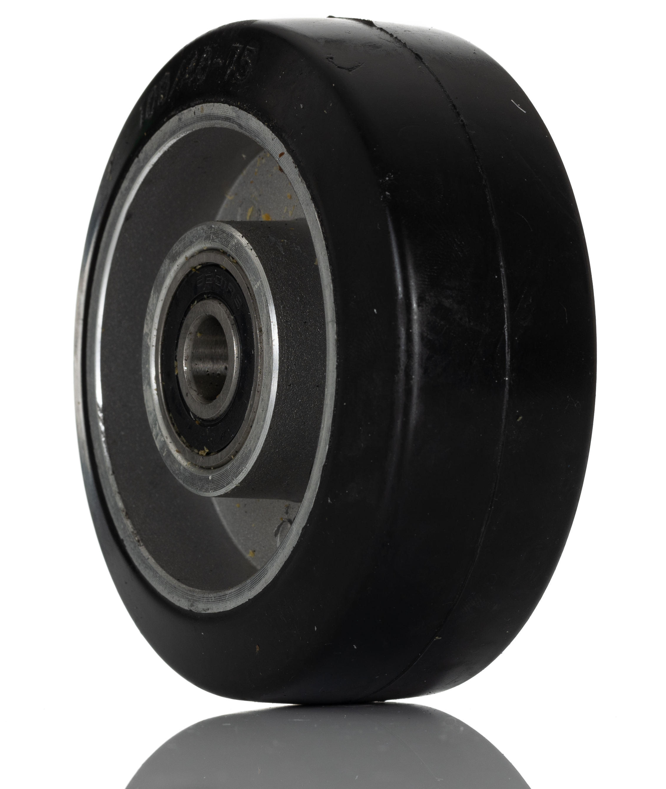 201-2768 RS PRO Black Rubber Trolley Wheel, 160 kg