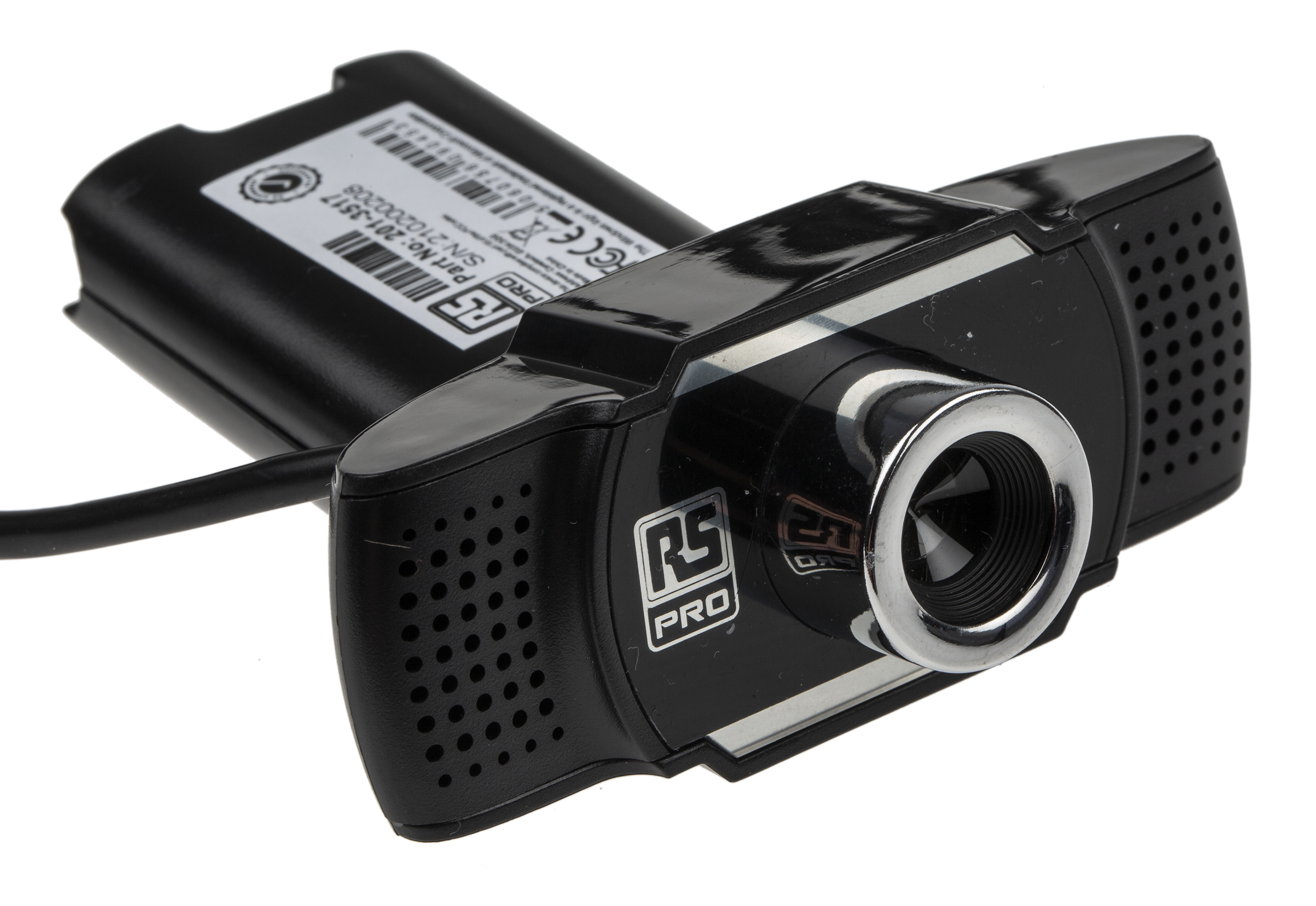 201-3517 RS PRO USB 2.0 0.8 MP 30 fps Webcam, 1080 x 720 pixel