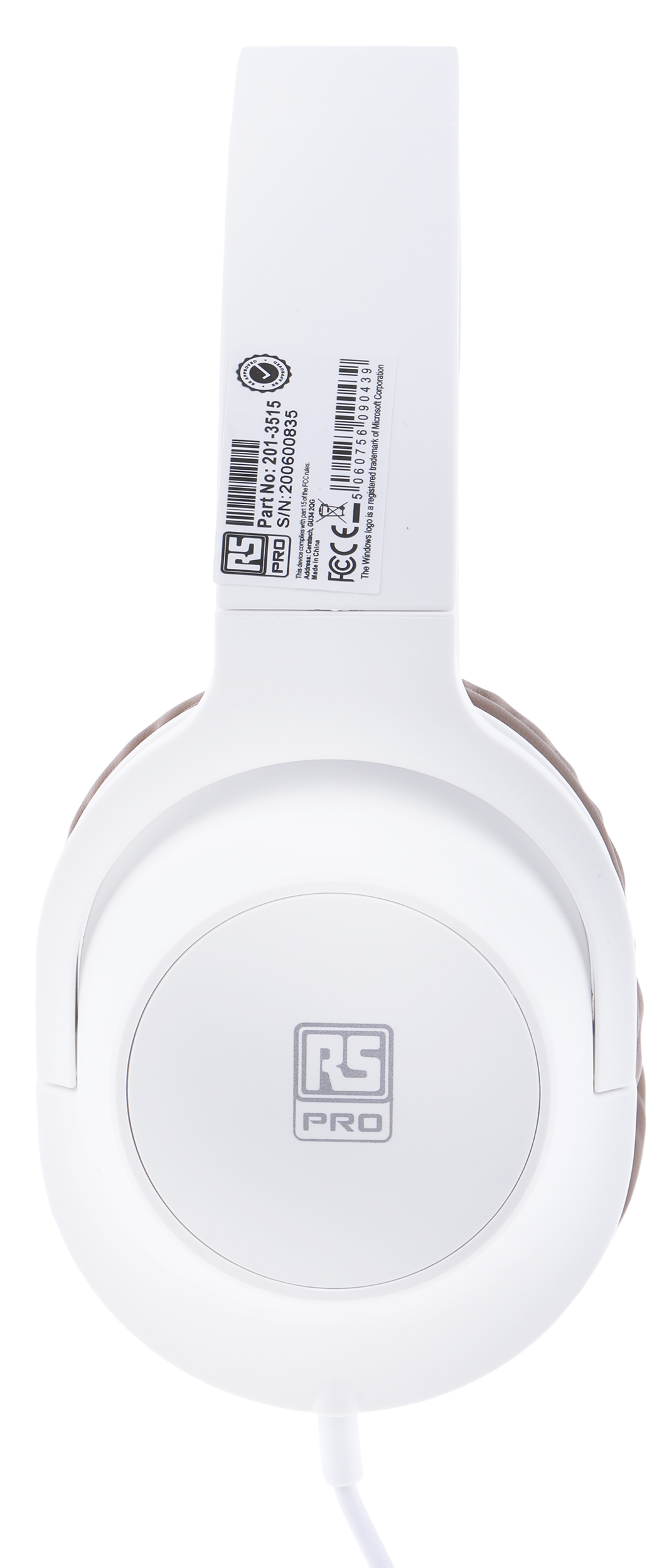 201-3523 RS PRO White Over The Head