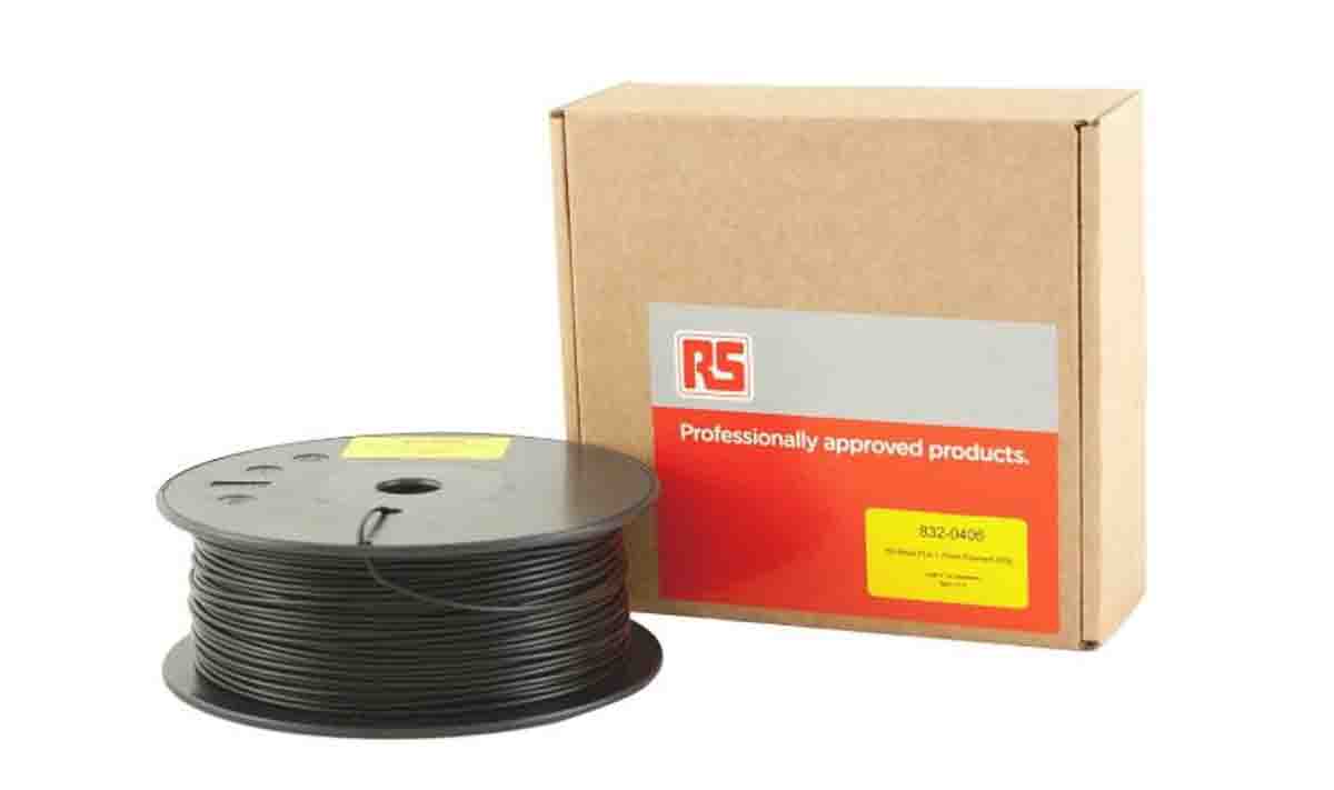 201-7435 RS PRO 1.75 mm Random PLA 3D Printer Filament, 250 g
