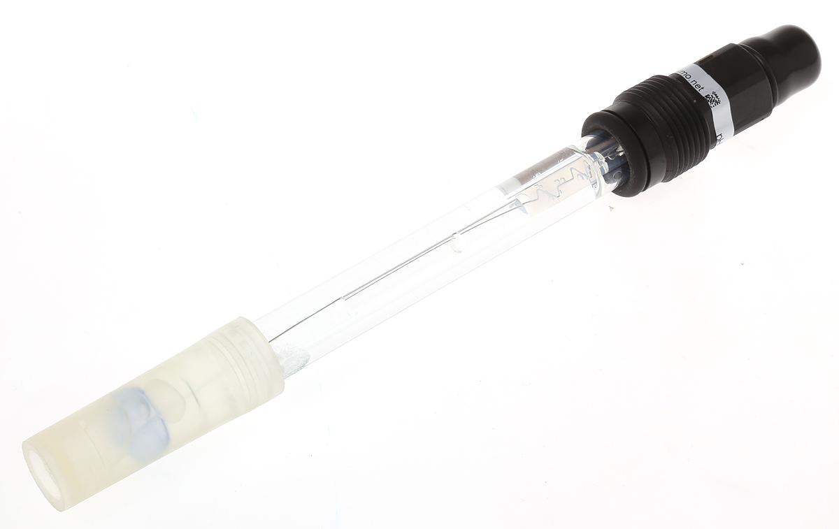 Jumo 201005/51-18-22-0000-00-120/000,000 Glass pH pH Analysis Electrode, 0 to 12 pH