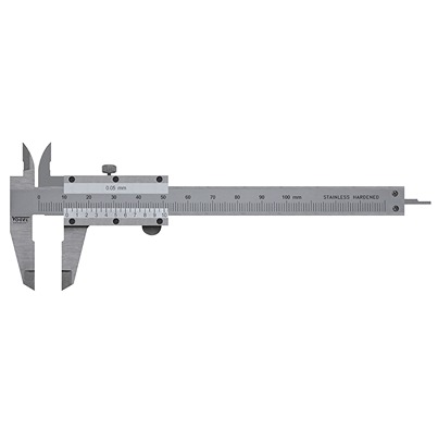 Vogel Callipers 100 mm 0.05 mm Resolution Small Pocket Vernier Caliper, Metric