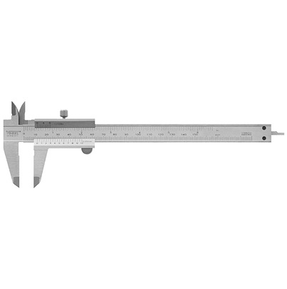Vogel Callipers 150 mm 0.05 mm Resolution Pocket Vernier Caliper, Metric