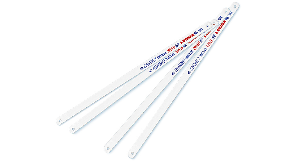 Lenox 300 mm Bi-Metal Black Pipe, Copper Pipe, Hardened Steel, Rebar, Threaded Rod, Unistrut Hacksaw, 24 TPI