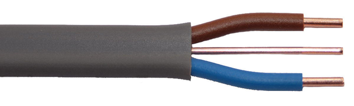 Prysmian 6242Y, 50 m 3 Core Power Cable, Grey Polyvinyl Chloride 70 °C