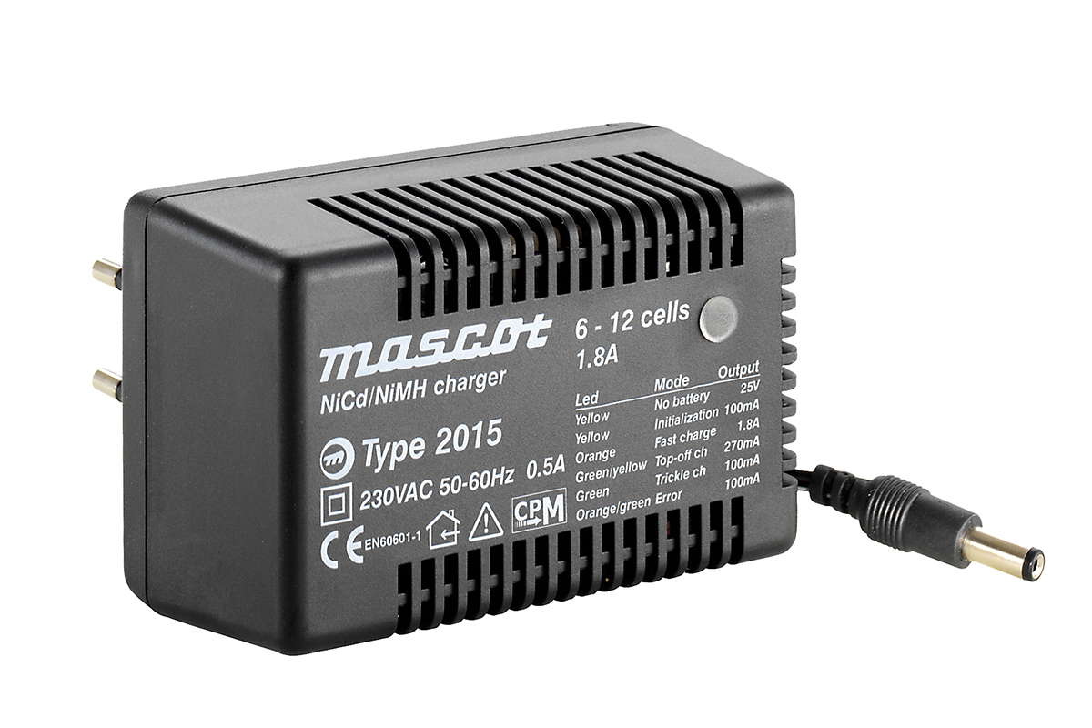 Mascot Mascot CPMM Battery Pack Charger For 12.8V, 41 V, NiCd, NiMH 3.5 A, Battery Pack with EU plug, 20