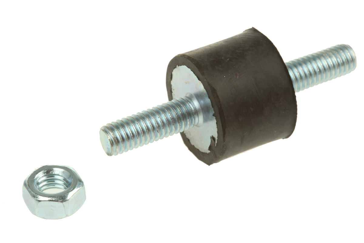 FIBET Fibet M6 x 18 mm Anti-Vibration Mount, Male to Male Bobbin with 22.5 daN Compression Load