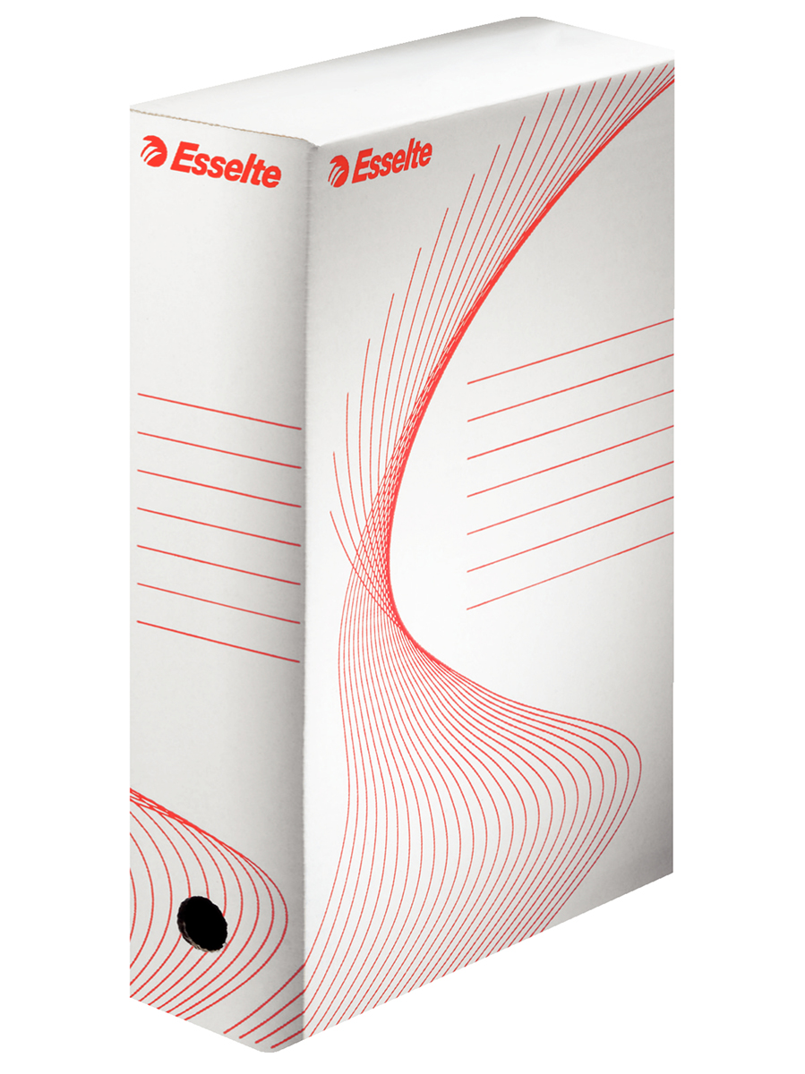 Esselte White A4 Archive Box H352 mm  x W100mm  x D250 mm
