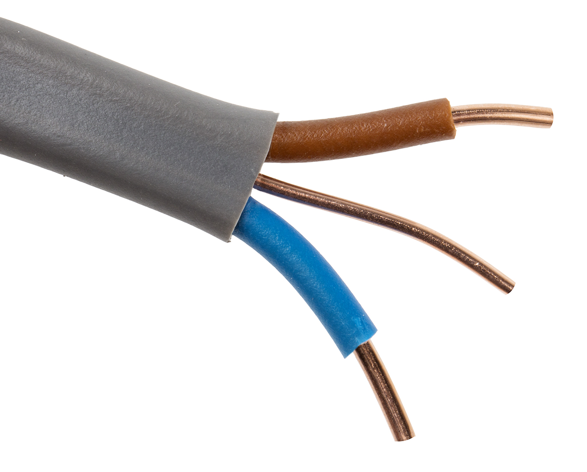 20197117 Prysmian 6242Y, 10 m 3 Core Power Cable, Grey Polyvinyl Chloride 70 °C