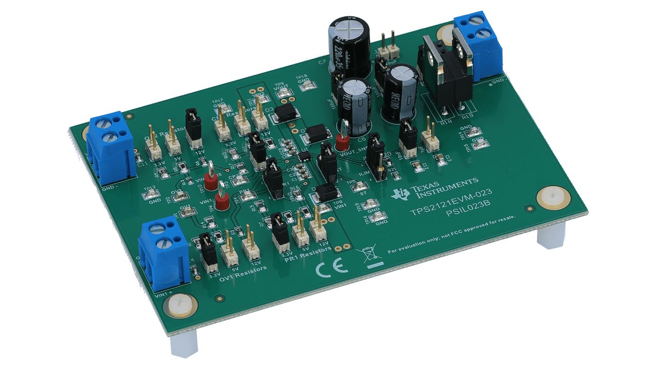 Texas Instruments Power Multiplexer Evaluation module Power Management for TPS2121 for Power Multiplexer