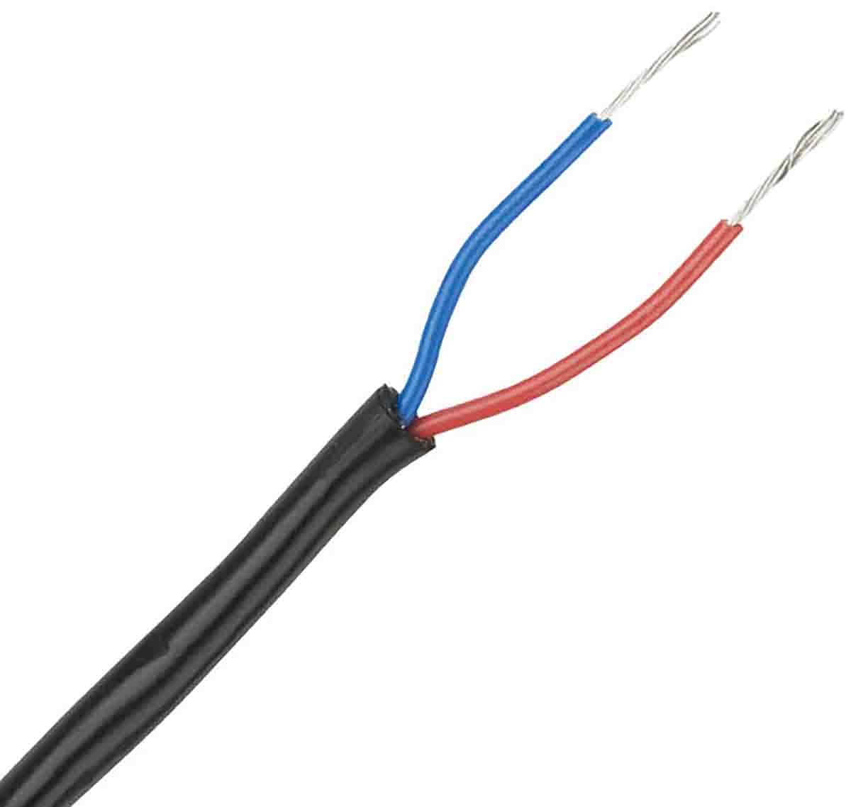 RS PRO Defence Standard 61-12 Part 4 7-2-2A Series Data Cable, 2 Pairs, 0.22 mm², Black Sheath Polyvinyl Chloride