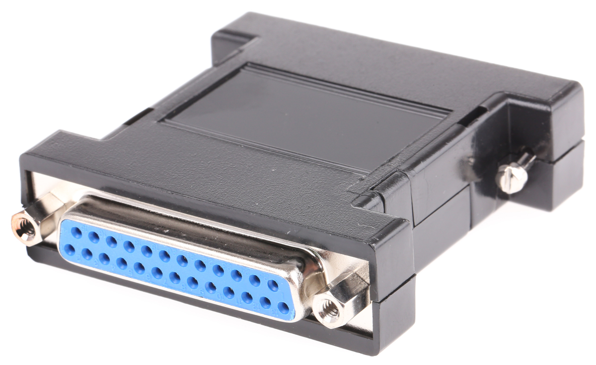 RS PRO D-Sub Adapter 25-Way D-Sub to Male Male 25 Way D-Sub Female Female
