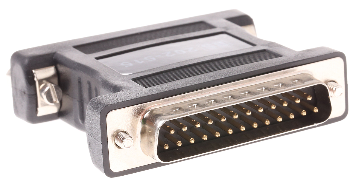 202-515 RS PRO D-Sub Adapter 25-Way D-Sub to Male Male 25 Way D-Sub Female Female