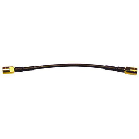 Atem SMB Series, 500 mm, RG174 Coaxial Coaxial Cable 50 Ω, Black, Terminated