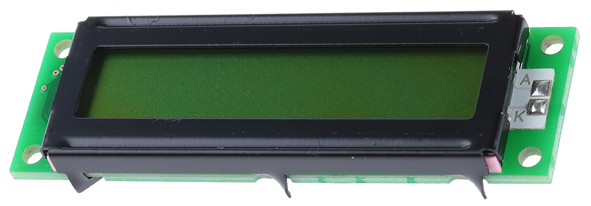 Theale 20203STFY TH20203 Alphanumeric LED LCD Monochrome Display, Green on Green, 2 x 20