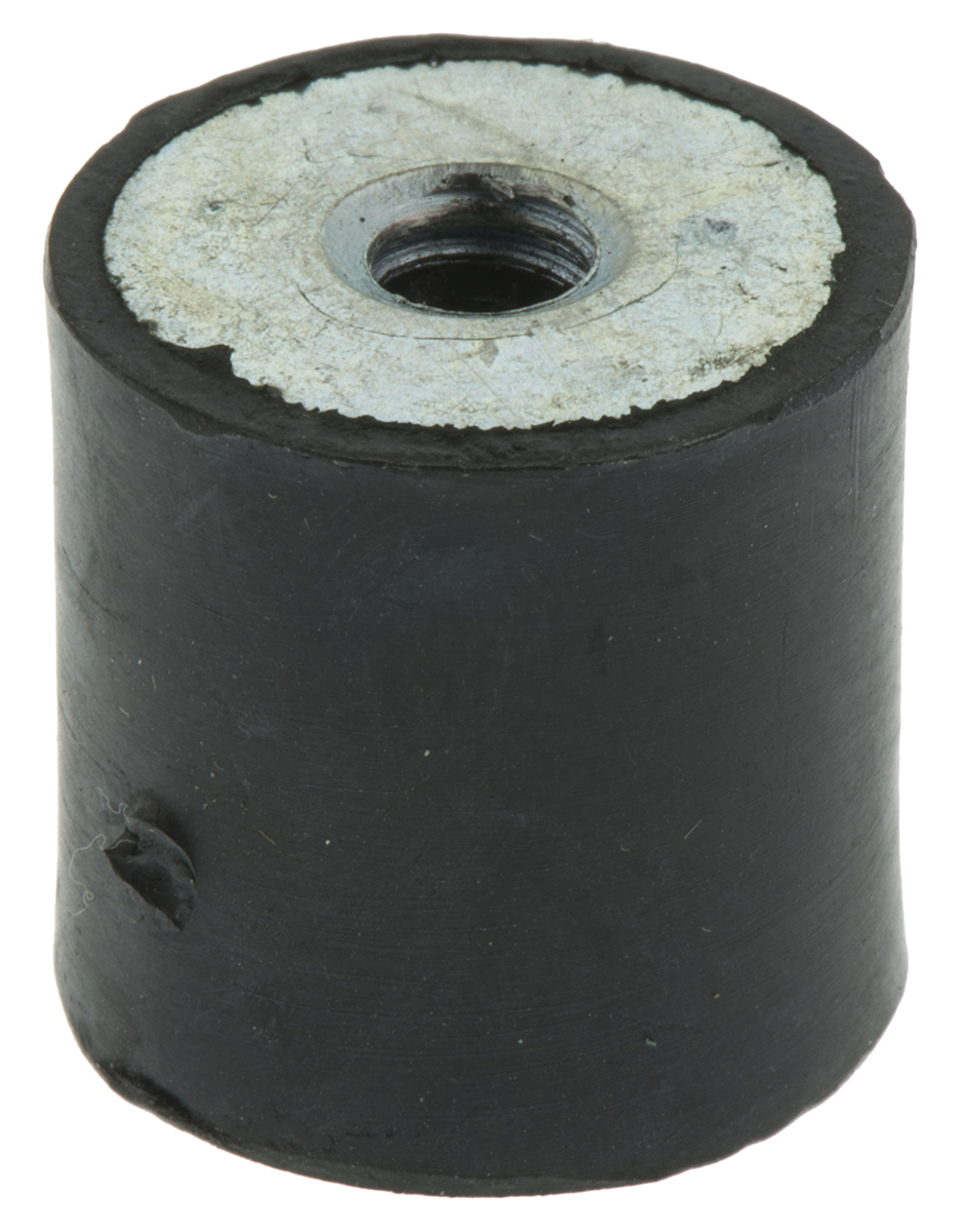 FIBET Fibet M6 Anti-Vibration Mount, Female to Female Bobbin with 34.4 daN Compression Load
