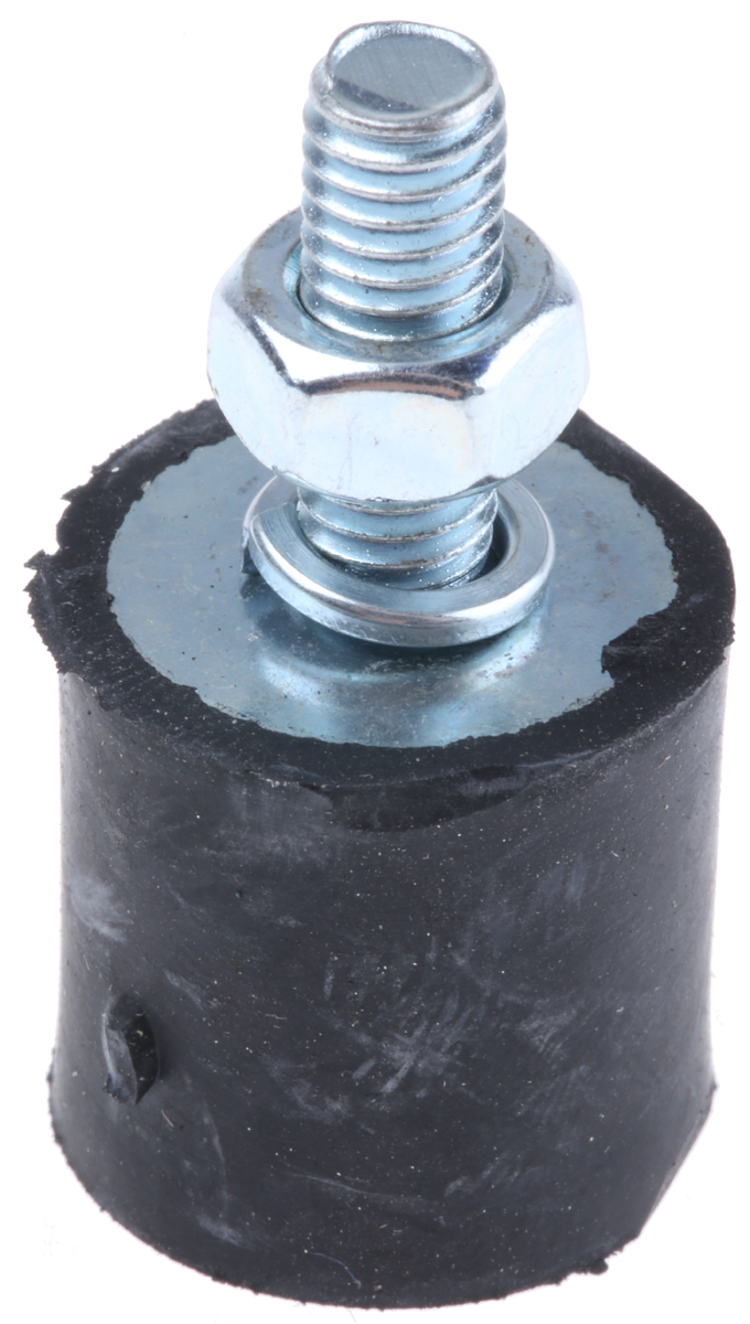 FIBET Fibet M6 x 18 mm Anti-Vibration Mount, Male to Female Bobbin with 18 daN Compression Load