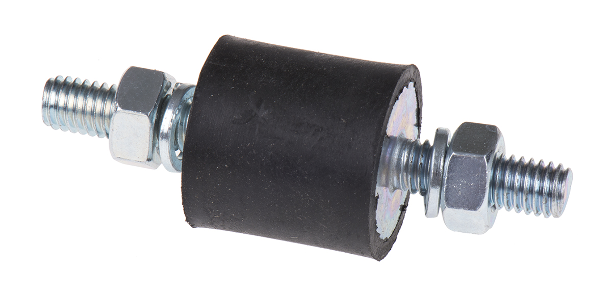FIBET Fibet M6 x 18 mm Anti-Vibration Mount, Male to Male Bobbin with 32.4 daN Compression Load