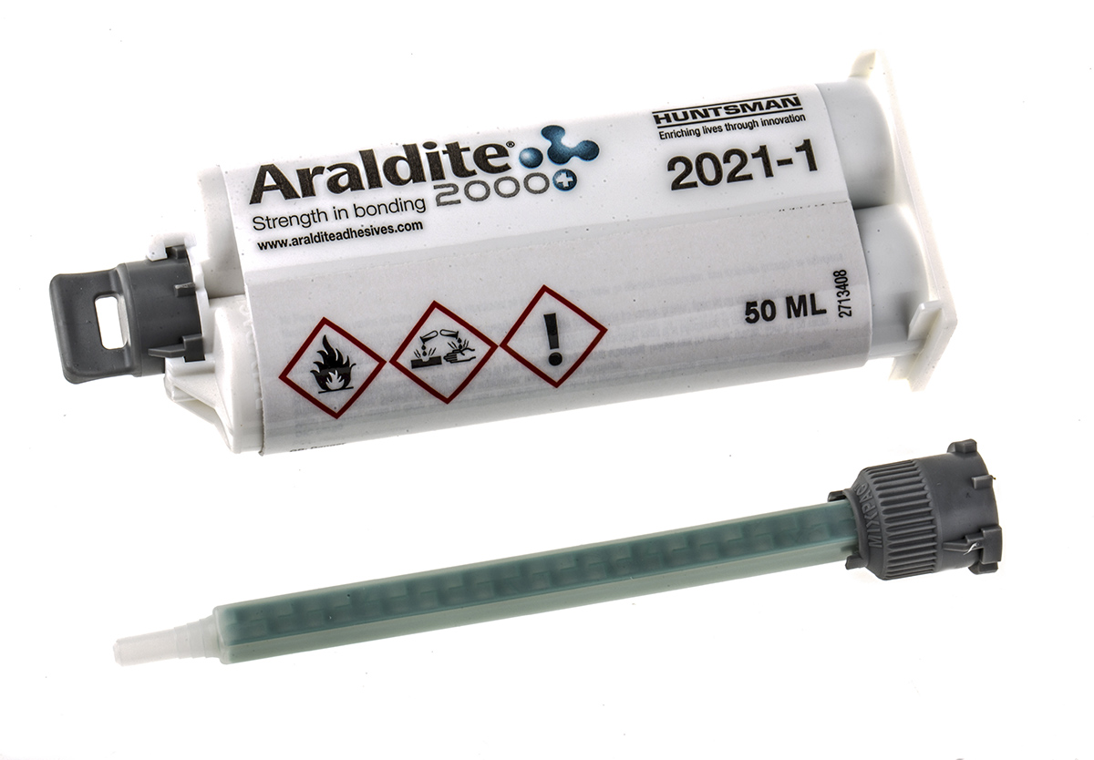 Araldite Araldite 2021-1 Liquid Adhesive, Green, Yellow, 50 ml