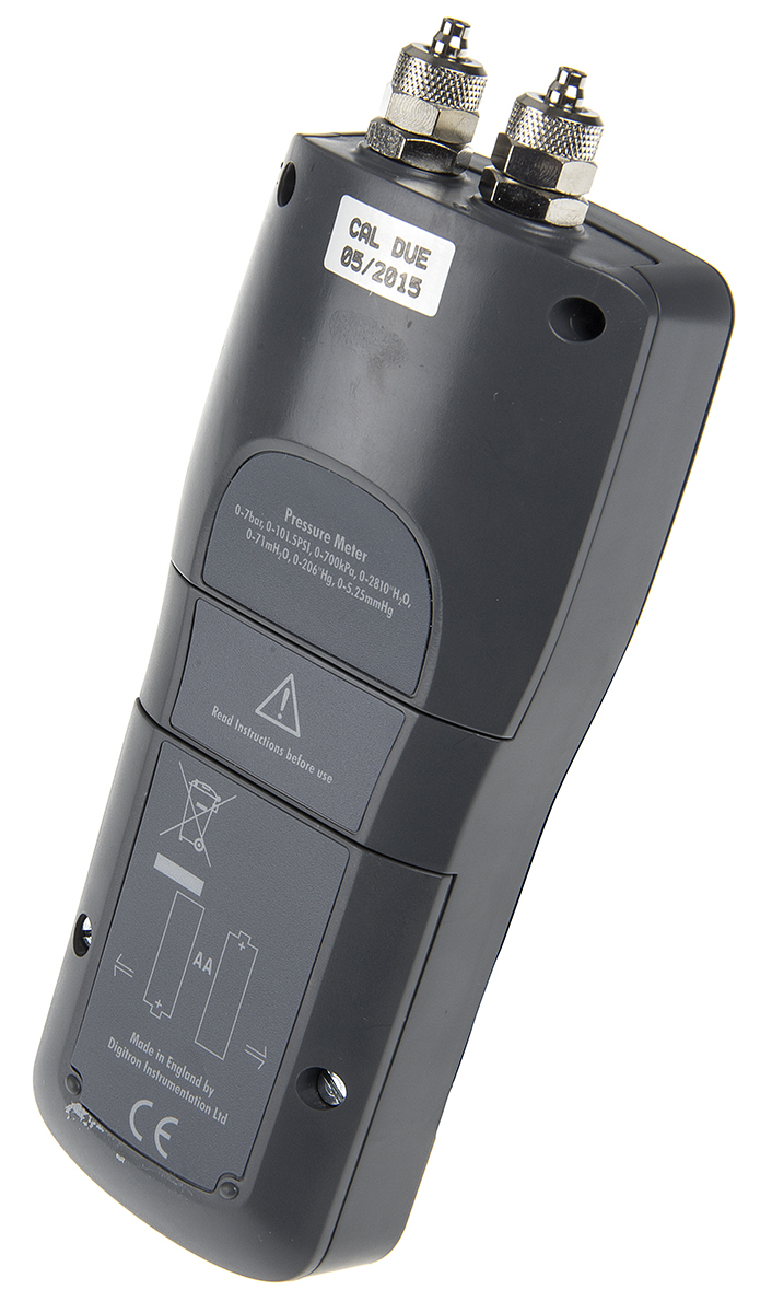 2023p7 Digitron 2000P  Differential Manometer With 2 Pressure Port/s, Max Pressure Measurement 7 bar, RSCAL