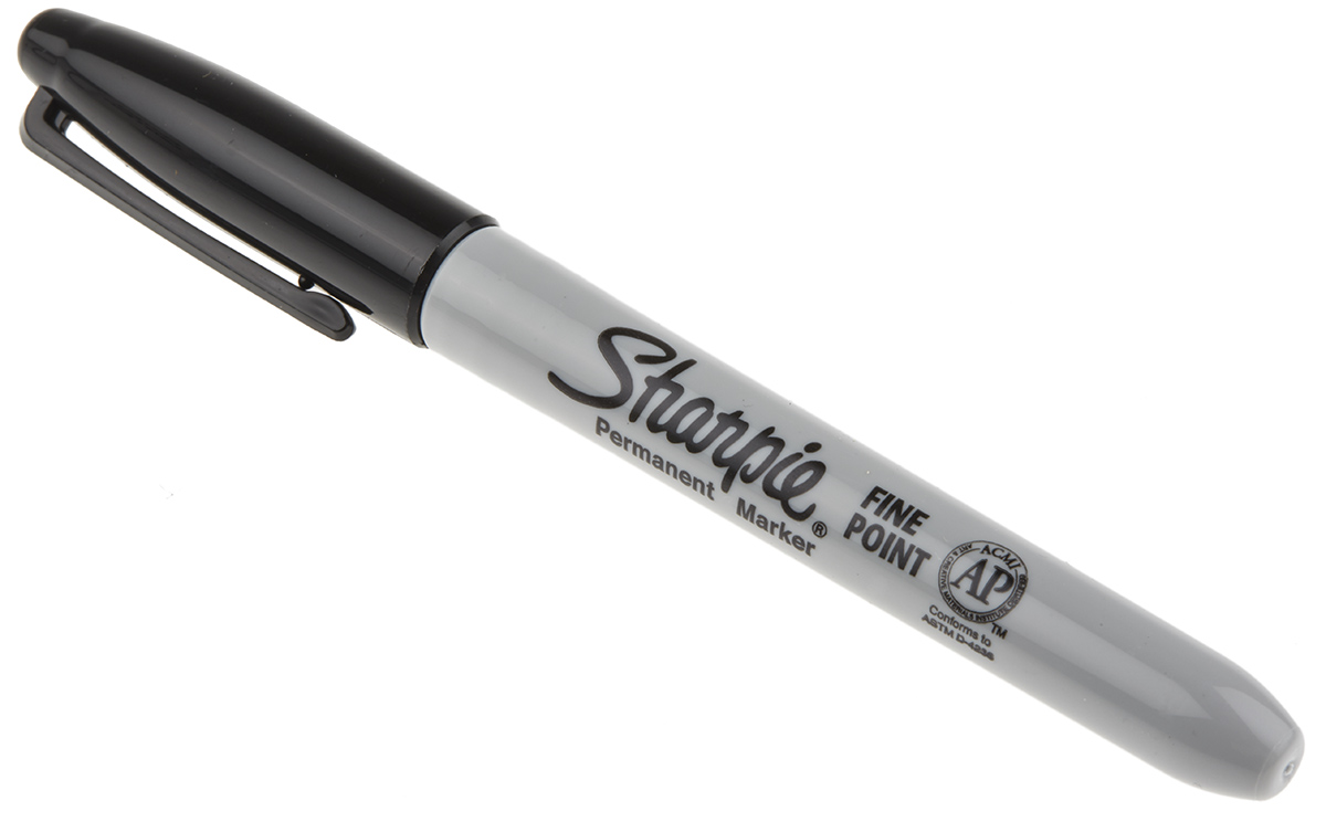 2025040 Sharpie Fine Tip Black Marker Pen