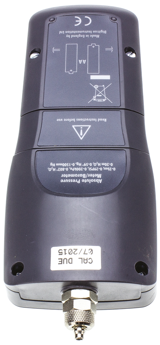 2025p7 Digitron Absolute Digital Pressure Meter With 1 Pressure Port/s, Max Pressure Measurement 2 bar, RSCAL