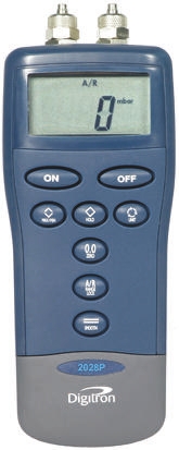 Digitron 2000P  Differential Digital Pressure Meter With 2 Pressure Port/s, Max Pressure Measurement 1 bar, RSCAL