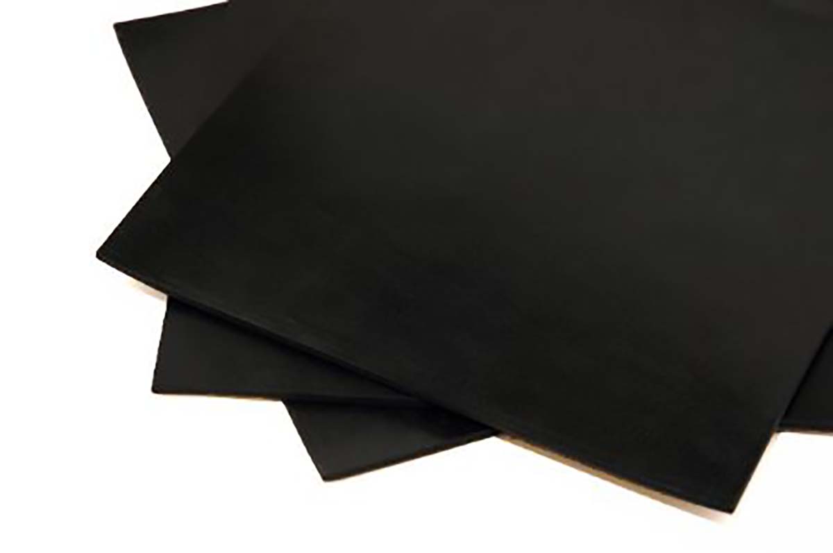 RS PRO Black Nitrile Rubber Sheet, 1.4 m x 1m x 1.5 mm, 12.5MPa, 110 °C