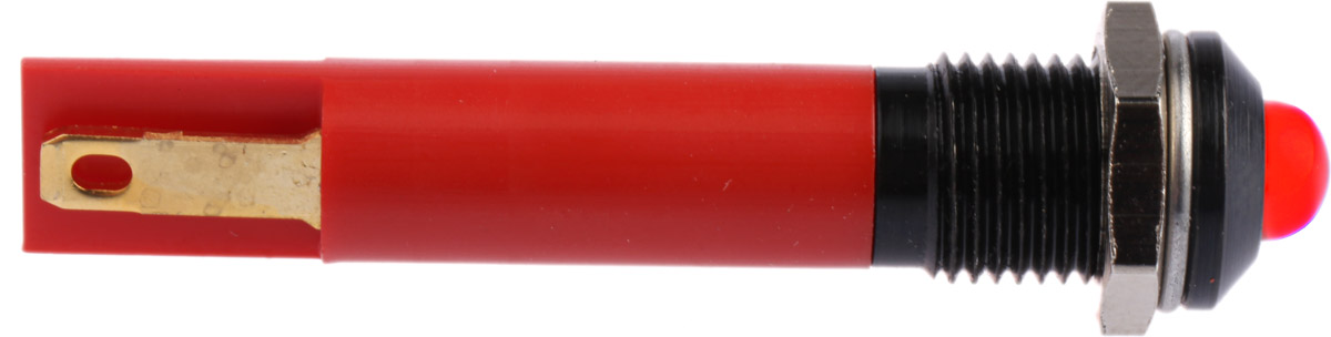 203-795 RS PRO Red Panel Mount Indicator, 24V dc, Solder Tab Termination