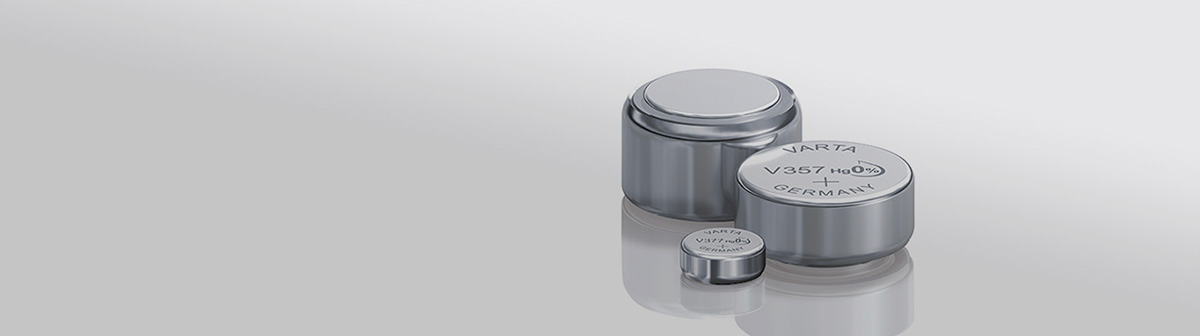 20361903501 Varta Button Battery, 1.55 V, 7.9 mm Diameter
