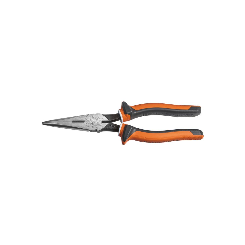 Klein Tools 1-Piece Long Nose Plier, 223 mm Overall VDE/1000V Approved, 59mm Jaw