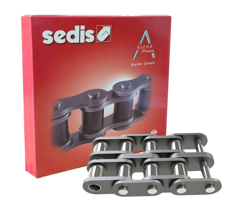 Sedis 06B-2 2 Roller Chain, 5 m, 23.8 mm, Alpha Premium, ISO 606 (DIN 8187)