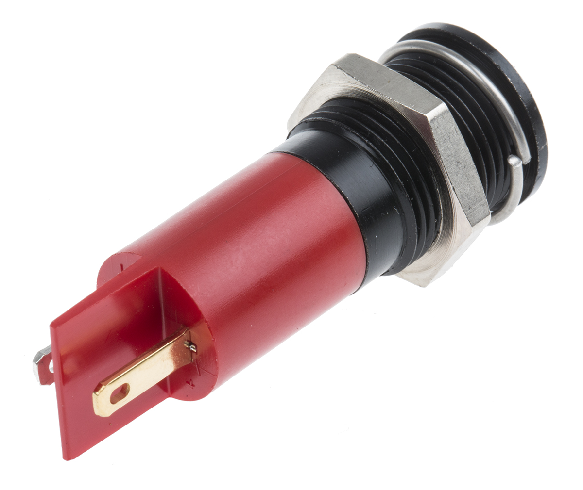 204-013 RS PRO Red Panel Mount Indicator, 2V dc, Solder Tab Termination