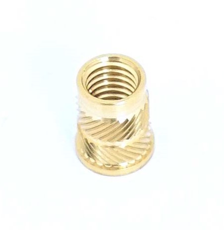 204-0615 RS PRO Brass Threaded Insert, 5.4 mm diameter 4.8 mm 7.1 mm