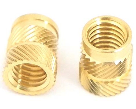204-0615 RS PRO Brass Threaded Insert, 5.4 mm diameter 4.8 mm 7.1 mm