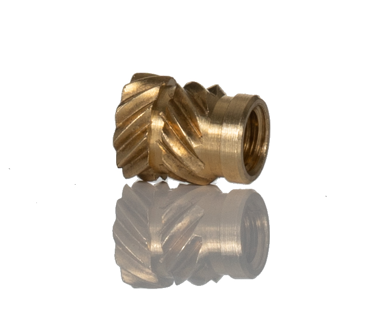 204-0616 RS PRO Brass Threaded Insert, 4.6 mm diameter 4 mm 5.7 mm