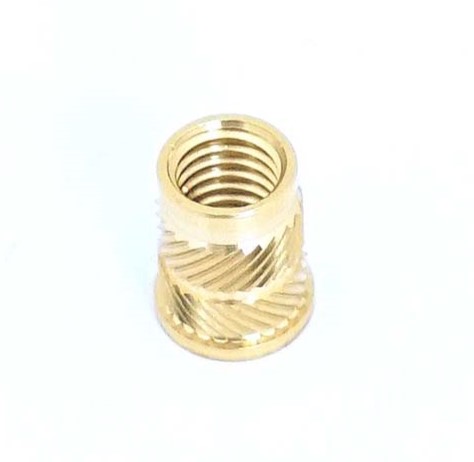204-0618 RS PRO Brass Threaded Insert, 7.1 mm diameter 6.4 mm 9.5 mm