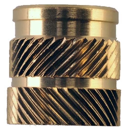 RS PRO Brass Threaded Insert, 8.7 mm diameter 8 mm 12.7 mm