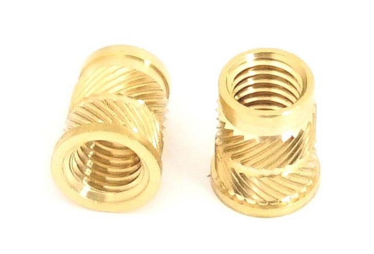 204-0623 RS PRO Brass Threaded Insert, 9.5 mm diameter 8 mm 12.7 mm