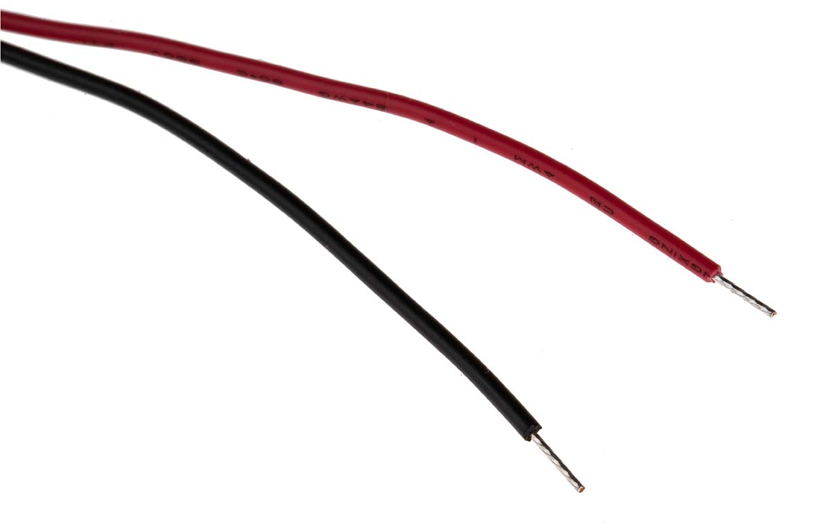 RS PRO Red Panel Mount Indicator, 24V dc, Lead Wire Termination