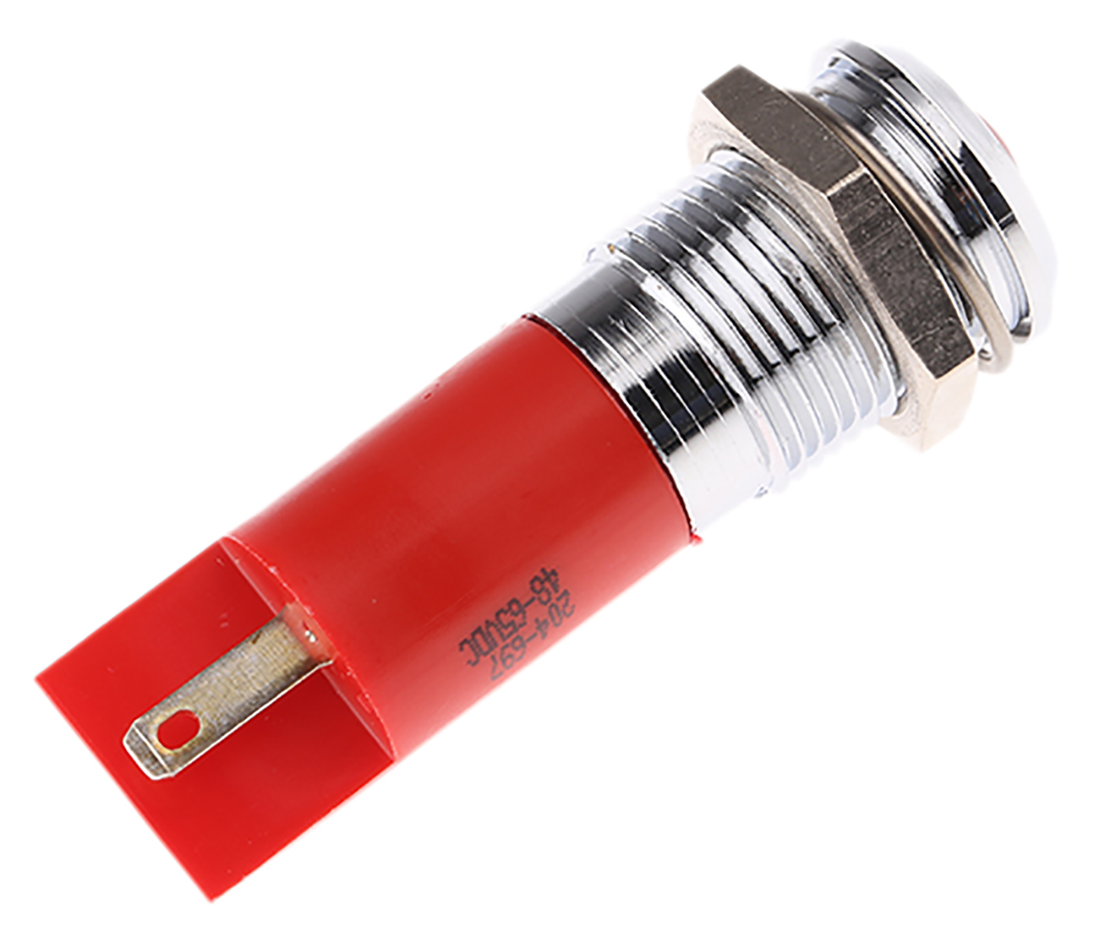 204-697 RS PRO Red Panel Mount Indicator, 48V dc, 65 V dc