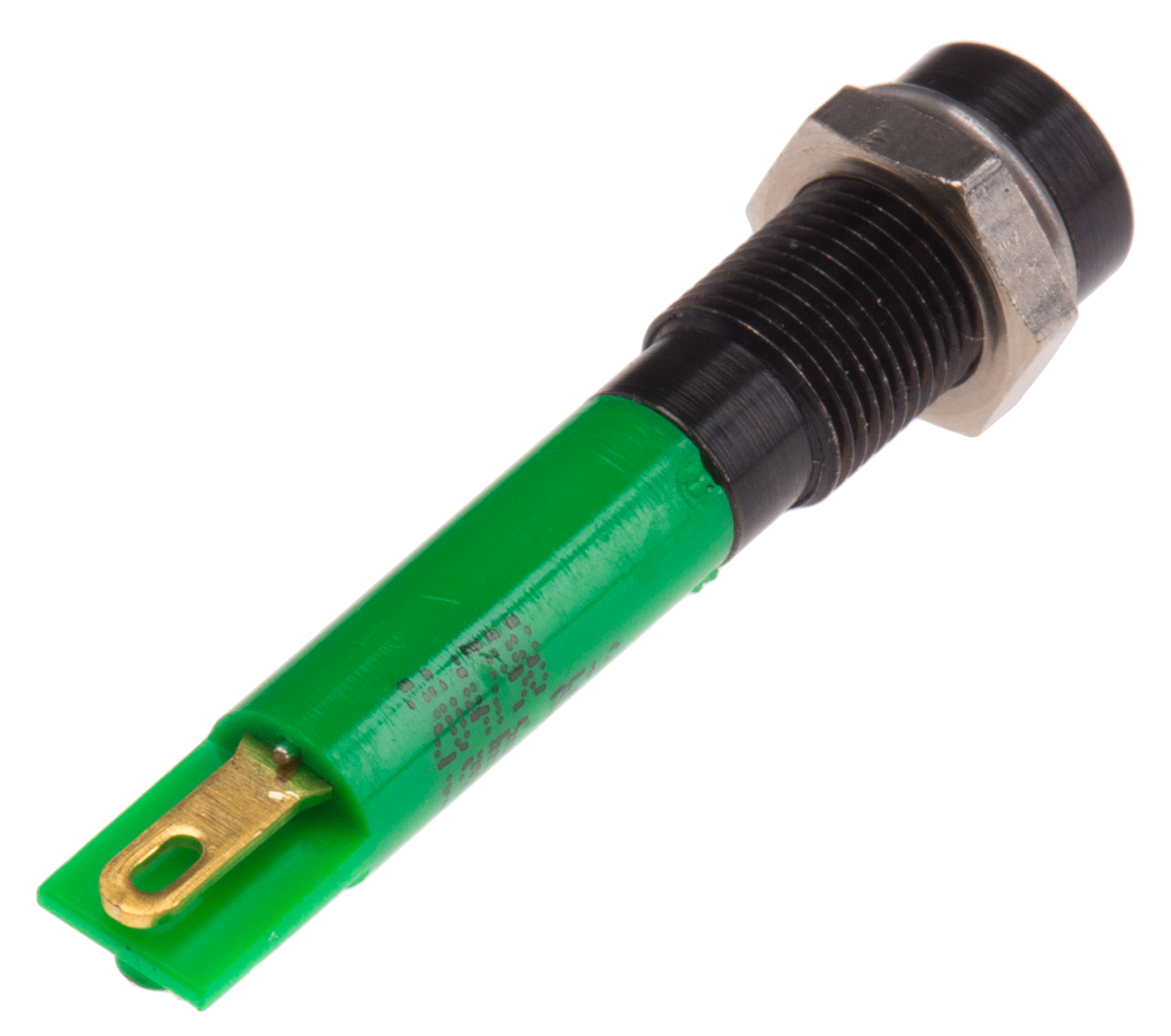 204-798 RS PRO Green Panel Mount Indicator, 12V dc, Solder Tab Termination Panel Mount