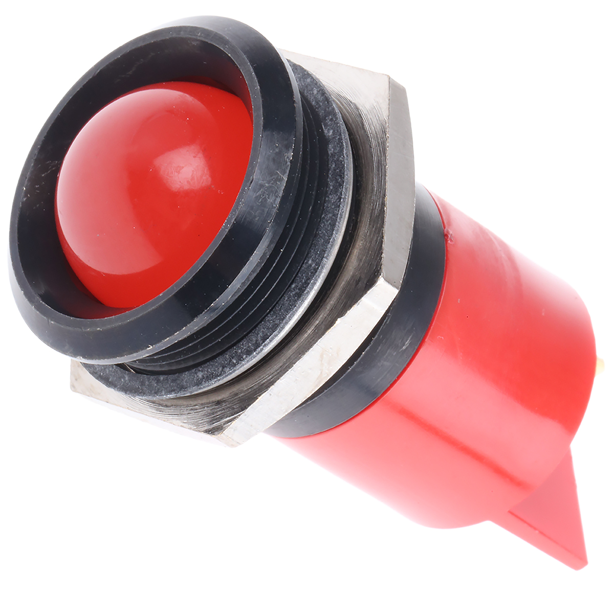 RS PRO Red Panel Mount Indicator, 24V dc, Solder Tab Termination