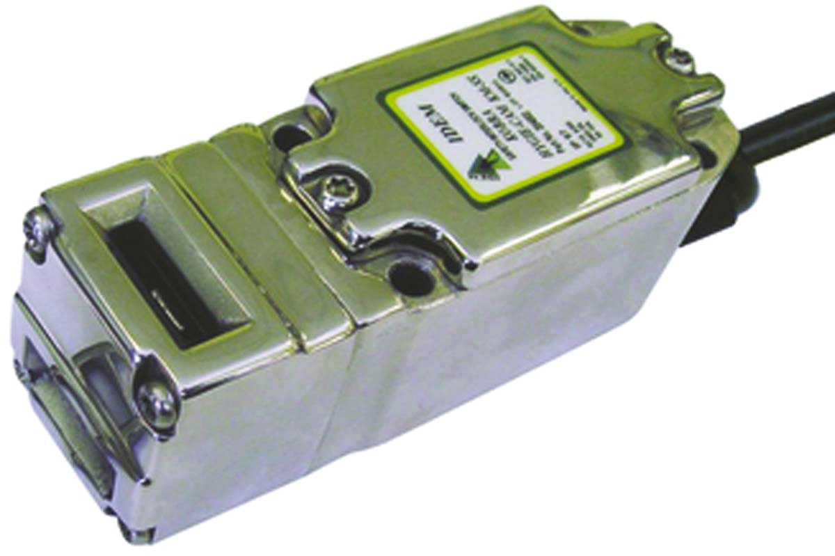 IDEM ATEX Kobra Safety Interlock Switch, Keyed Actuator Included, Stainless Steel, Interlock