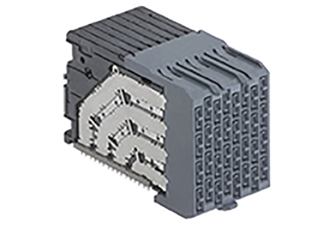 Molex, 204066 1.9 mm Pitch 4 Pair Backplane Connector, Right Angle Female, 8 Column, 8 Row, 64 Way