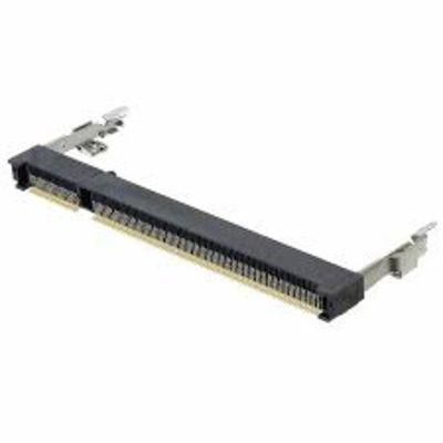 TE Connectivity 0.6 mm Pitch 200 Way, Vertical Surface Mount Mount DDR DIMM Socket ,2.5V, 500mA
