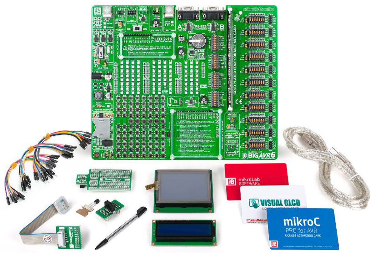 MikroElektronika mikroLAB for AVR L MCU Development Kit MIKROE-2014
