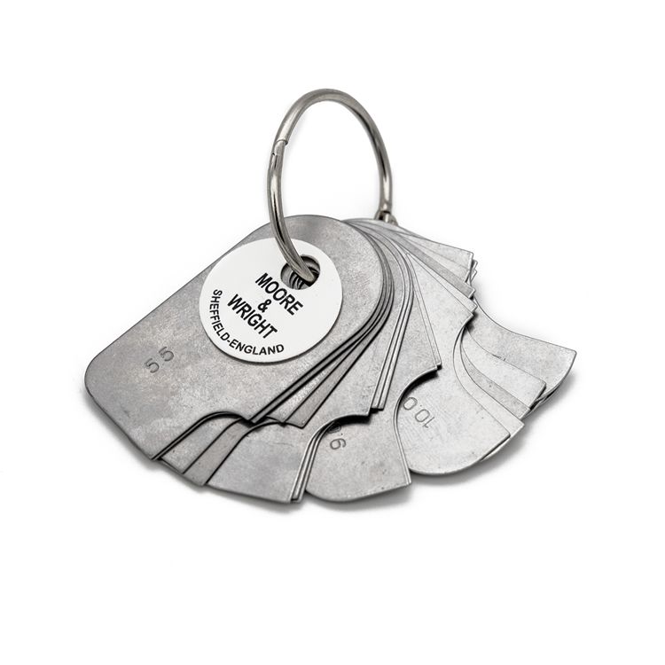 Moore & Wright, 16 Blades Radius & Contour Gauge